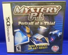 Nintendo DS Mystery P.I. Portrait of a Thief Game Cartridge w/ Case & Booklet