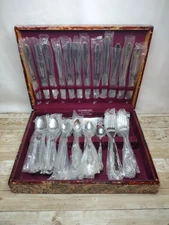 VTG Hanford Forge Stainless Flatware 74 pc - Carolyn - Out Of Production Taiwan
