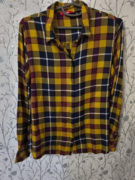 Women Oliver Sweeney Shirt Khaki Cotton 36 / S /