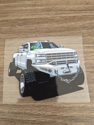 Heavy Duty Truck UV DTF DECAL STICKER Waterproof Raised High Quality 4in