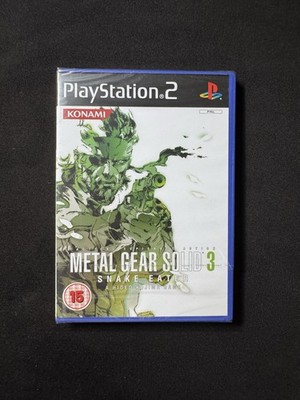 Brand New Metal Gear Solid 3 Snake Eater PS2 Game (Factory Sealed) PAL