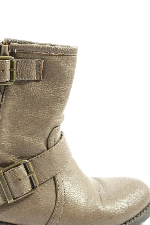 SOLE DESIRE Botas con cremallera Mujeres Botines Talla EU 36 marrón look casual - Imagen 3 de 4