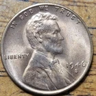 1946 S  Lincoln Wheat One Cent 1c Coin Red BU #AA510