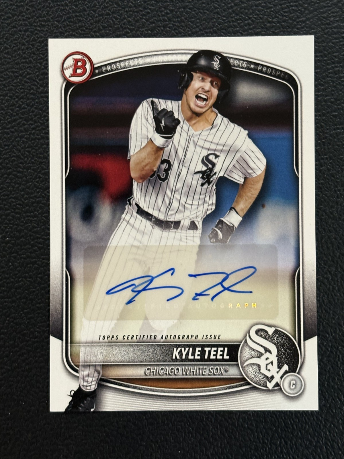 2025 Bowman Prospect Certified Autograph Kyle Teel #BPA-KT (RC)