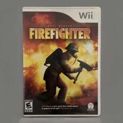 Real Heroes Firefighter Nintendo Wii Game Complete 2007 Made In The USA
