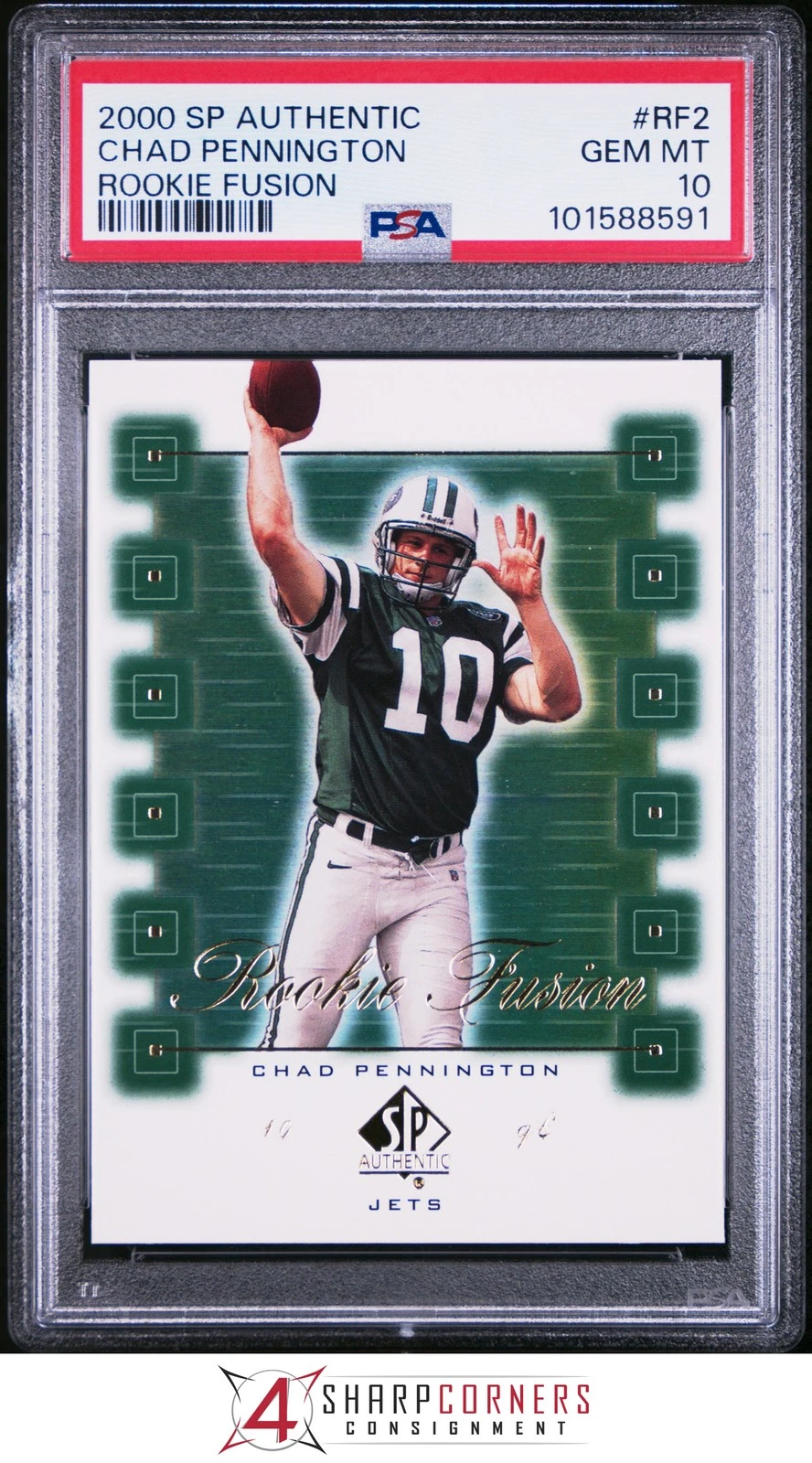 Chad Pennington SP Authentic Rookie Fusion #RF2 Rookie Fusion