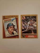 1987 Topps - Reggie Jackson #300 And #312