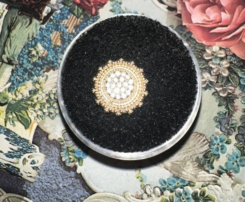 Sombrilla BVLA extremo roscado chapado en oro 14k Foto 3 de 4