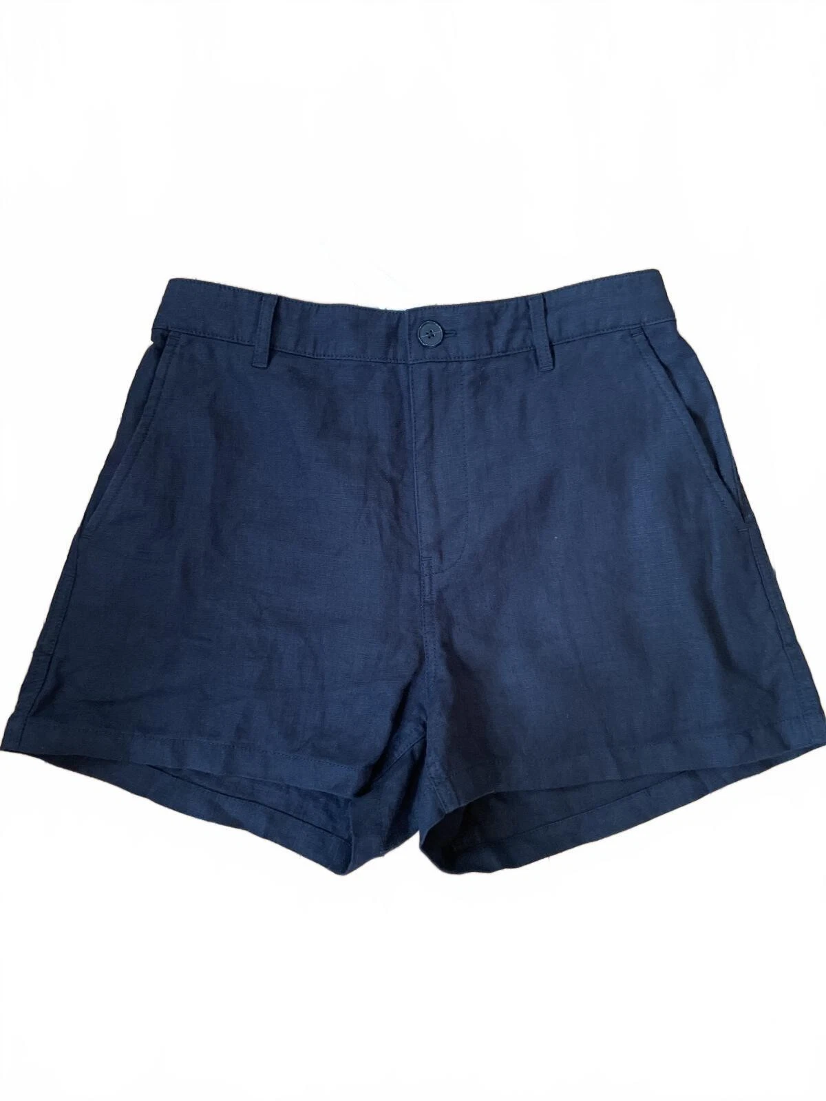 Madewell Zoe Black Linen Shorts Size 2 New With Tags