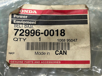 #ad #ad Honda Tractor snowblower Belt 72996 0018BX37 for SB1013 tractor OEM New $25.00