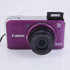 Canon PowerShot SX220 HS 12.1 MP Digital Camera English Lan Great Gift Tested