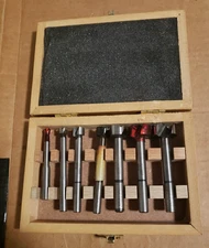Bosch 7 Piece Forstner Bit Set, 1/4” To 1” With Wooden Case "J"