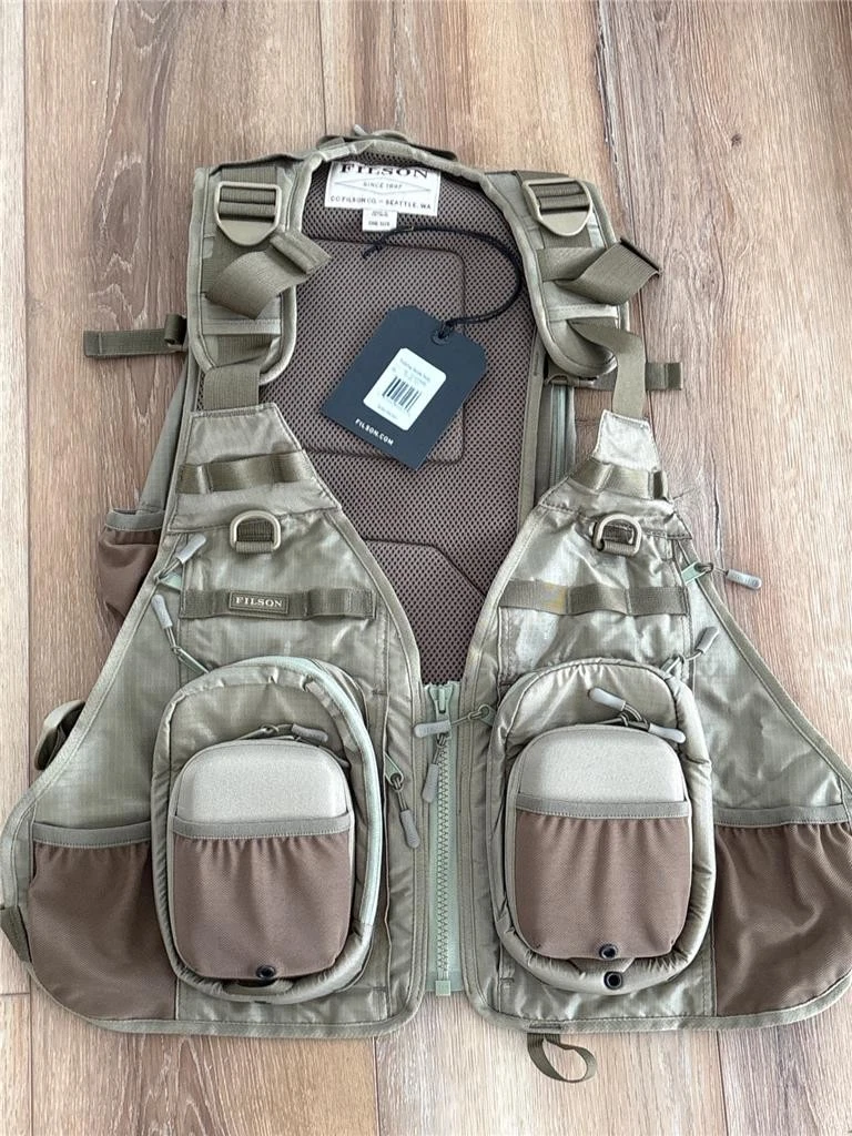 Filson Guide Fishing Vest With Backpack Vintage Olive One Size
Opens in a new window or tab