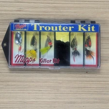 Mepps Trouter Killer Kit Spinner Lure Assortment 5 Lures Used Aglia Thunder Bug