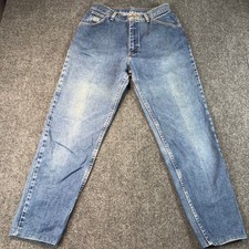 Vintage Wrangler Blue Wash Denim Jeans Straight Leg Medium Wash Classic Fit