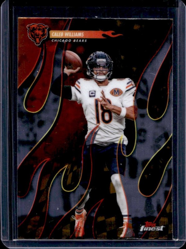 2025 Topps Finest Caleb Williams Torchers #T-12 Bears