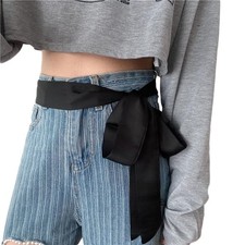 Women Jeans Waist Tie Belt Sash belt for Chiffon Dress Faux Silk Scarf Belts New