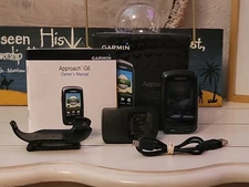 Garmin GPS Approach G6 Golf With USB Cord Working Rangefinder Touch Screen Nice