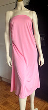 BNWOT Ladies SHEIN Sherbet CANDY FLOSS Fondant PINK Ruched Pull On Midi Dress XL