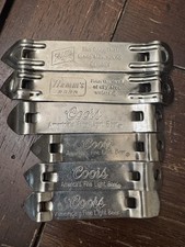Vintage Bottle Opened Lot Of 6 Coors Hamms Schlitz 