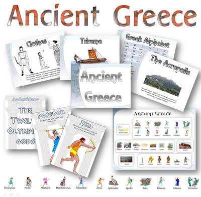 Ks2 Ancient Greece Display Posters Heading Wordmat Primary