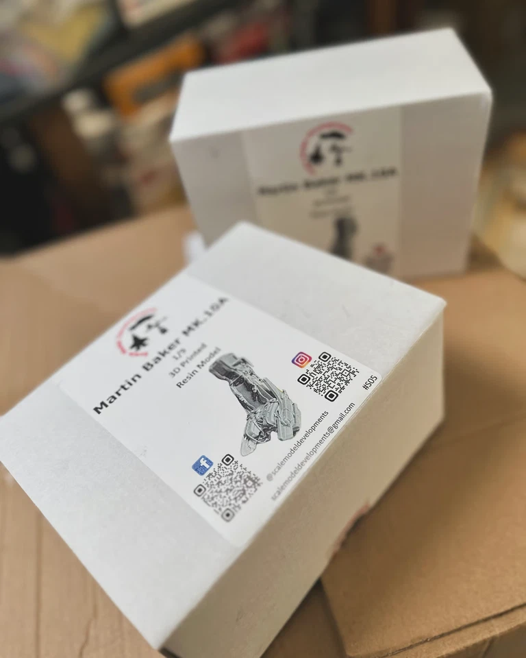 SMD 1:9 Martin Baker MK.10 ejection seat, Resin 3D printed - Image 4 of 4