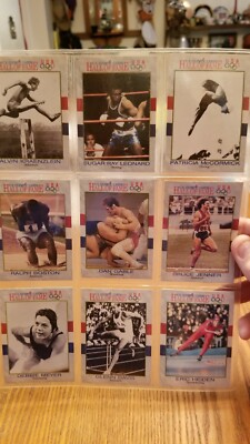 1991 Impel U.S. Olympic Hall of Fame Set 81 cards Jenner Sugar Ray Leonard etal