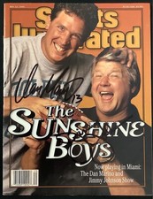 Dan Marino Signed Sports Illustrated 5/13/96 No Label Jimmy Johnson Auto HOF JSA