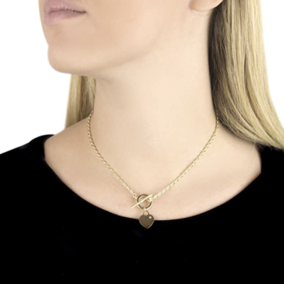 14k Gold Horizon T-Bar Pendant | Lab Diamond Pavé Snap Clasp  Gold & Stone Paved Necklace With T Bar Closure display picture 1