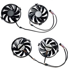 for XFX R9 370 380 380X R7 370 360 QICK Graphics Card One Pair Cooling Fans