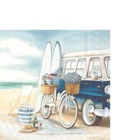 20 Kleine Cocktailservietten Chill After Surfing Surfen Strand Meer Deko 33X33Cm