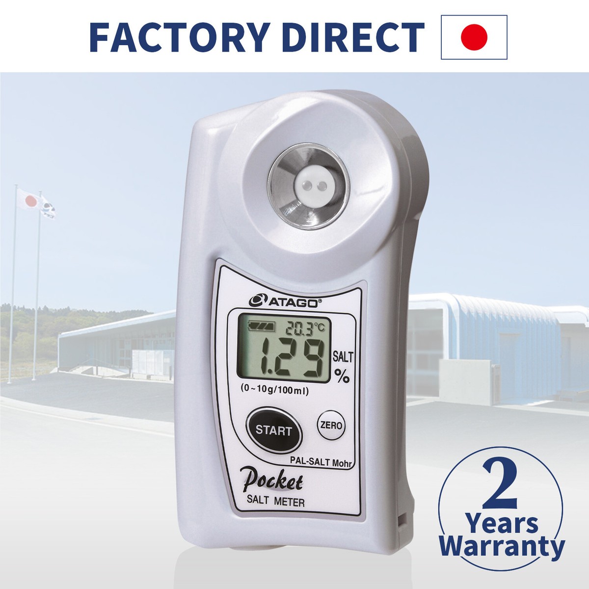 Atago Pocket Salt meter PAL-SALT Mohr 4251 for sale online | eBay