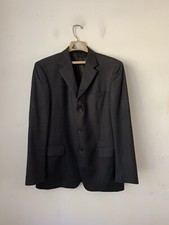 Banana Republic Mens Blazer 44 Black Modern Italy Wool Suit Jacket Sport Coat