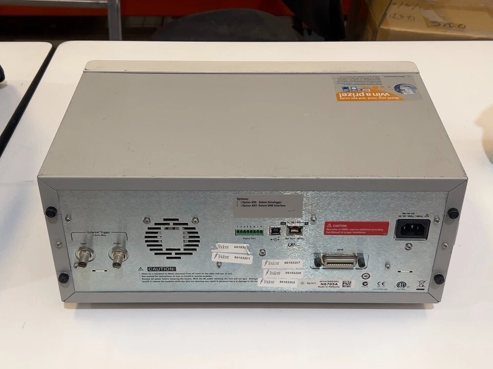 Agilent N6705A DC Power Analyzer with 3 Each N6731B DC Power Modules Installed - Image 3 of 4