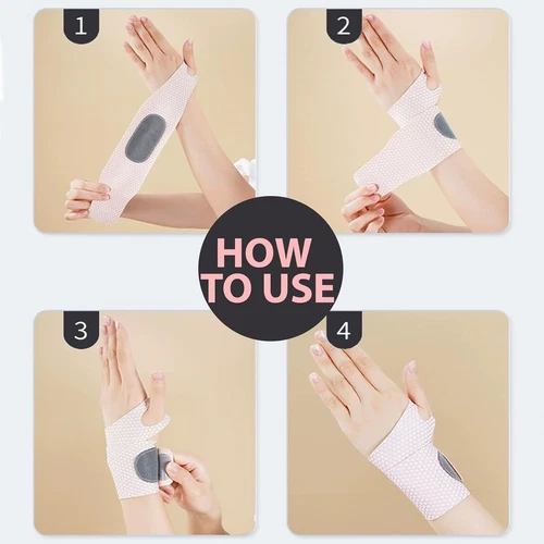 Ultra-Thin Wrist Brace Support for Carpal Tunnel, Pain Relief Arthritis Fitness - Bild 18 von 22