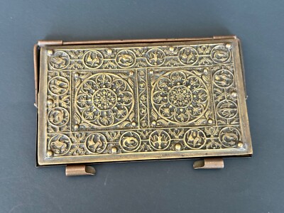 Weimar Germany ANTIQUE Bronze Case Notebook Paper Box
