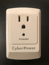 Cyberpower CSB100W Essential Surge Protector, 900J/125V, 1 Outlet, USED ITEM 