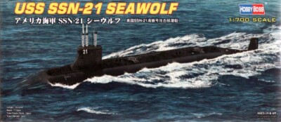 HobbyBoss 87003 US Submarine Seawolf SSN-21 1/700 Scale Plastic Model Kit