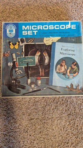 Vintage Sears Kids Microscope Set