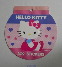 VERY CUTE HTF 2012 Sanrio HELLO KITTY 8-Sheet Sticker Set NEW
