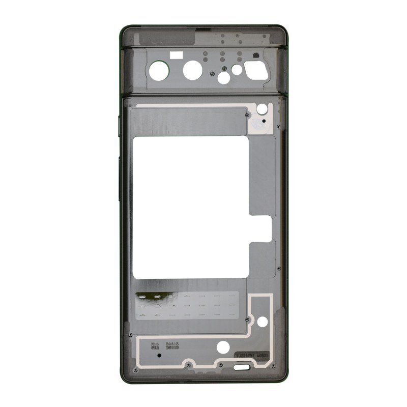 Housing Mid Frame for Google Pixel 6 Black Replacement Cell Phone