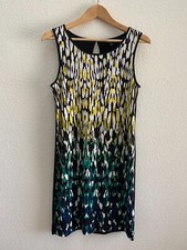 Banana Republic One-Piece Gradian Yellow Green Dress Size Small 406071