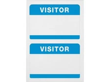 Advantus Self-Adhesive Visitor Badges