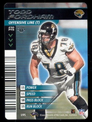シリアルナンバー入り【FAUCHON　フォション】フェーブ　1996年　VTG 2002 NFL Showdown TODD FORDHAM Jacksonville Jaguars Card | eBay