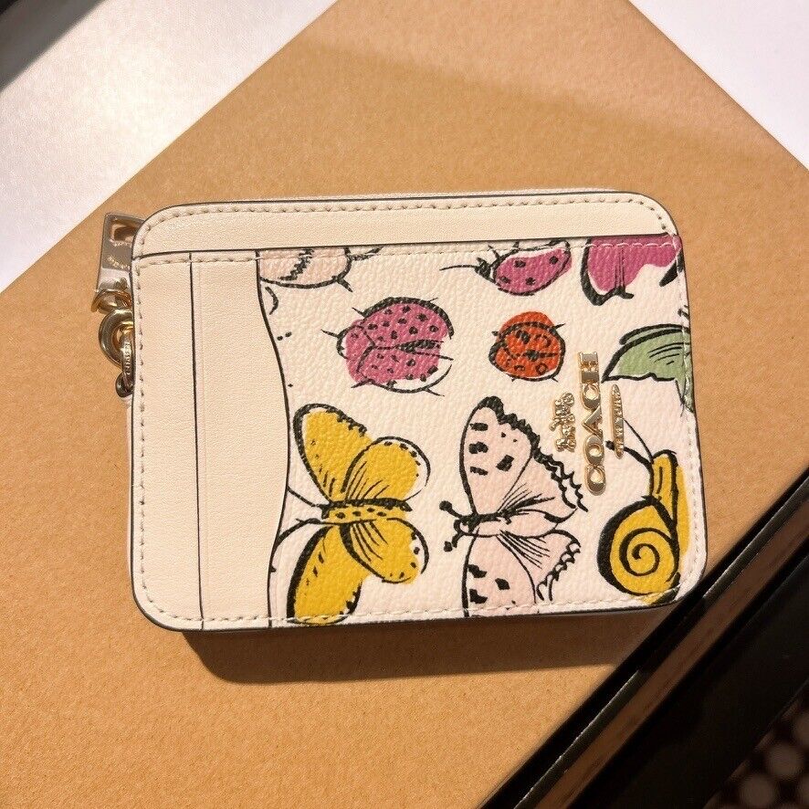 NWT Coach Zip Card Case With Creature Print CR403 | eBay NWT Coach Zip Card Case With Creature Print CR403 | eBay