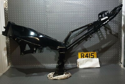   Yamaha YZF 1000 R1 1998 4XV Hauptrahmen Chassis schwarz mit Kennzeichen