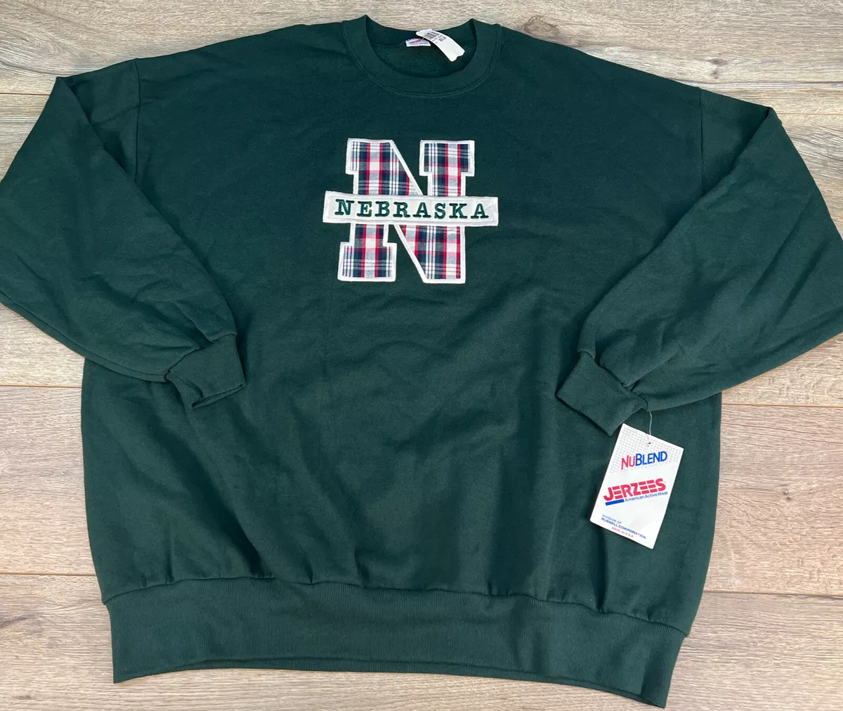 Vintage Nebraska Embroidered Jerzees American Wear Size 3X New