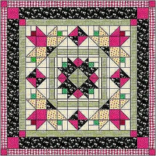 Quilt Kit Pretty Petals Easter Lap Quilt/Benartex Fabrics