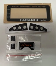 FrSKY TARANIS X9D REPLACEMENT SCREEN AND STICKERS NEW