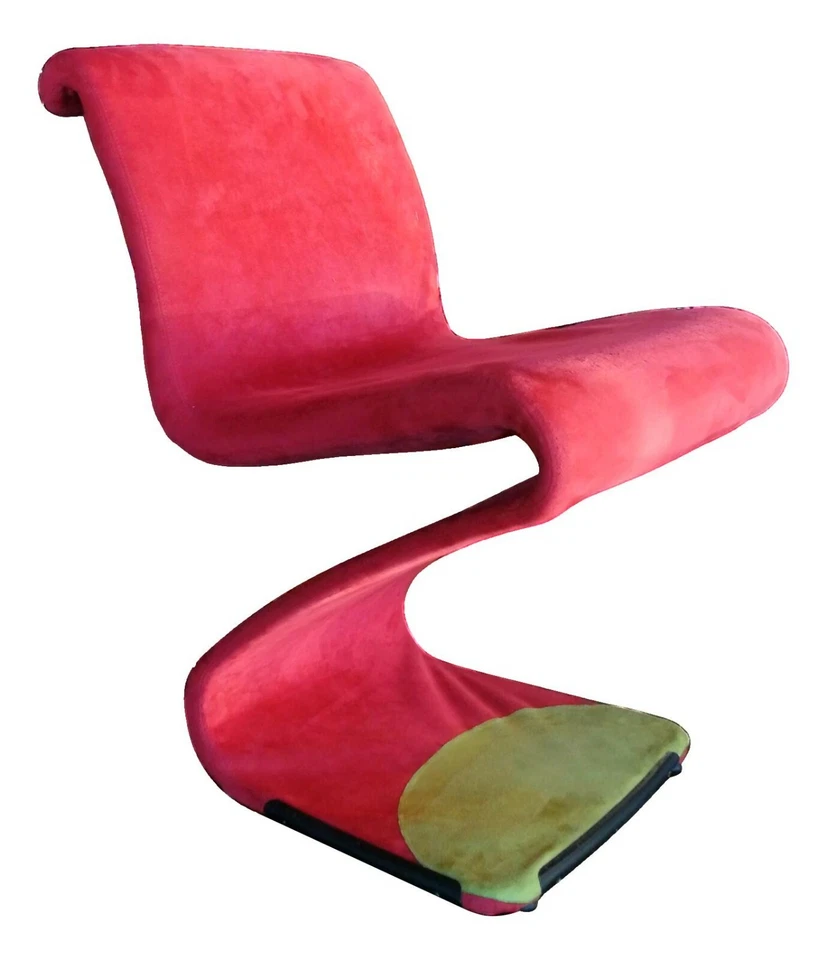 Chaise Fauteuil Design gastone rinaldi le Modèle Z Chair 1970 - 4 Disponibles - Photo 3/4